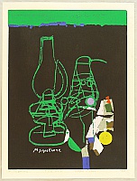 Rokushu Mizufune 1912-1980 - Seagull and Lamp - artelino Art Auctions. Rokushu Mizufune 1912-1980 - Seagull and Lamp