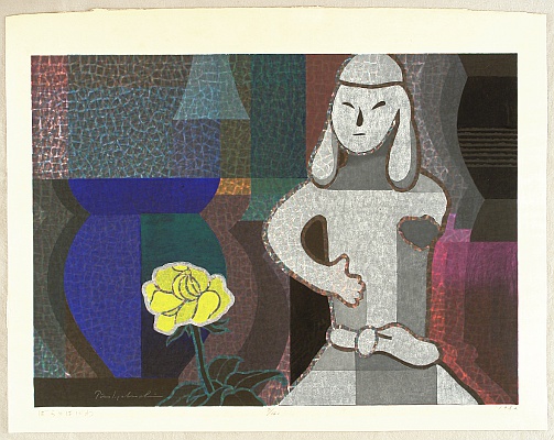 Toru Mabuchi 1920-1994 - Lily and Rose - artelino Art Auctions. Toru Mabuchi 1920-1994 - Lily and Rose