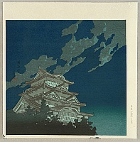 Hasui Kawase 1883-1957 - Twelve Famous Sceneries - Himeji Castle - artelino Art Auctions. Hasui Kawase 1883-1957 - Twelve Famous Sceneries - Himeji Castle