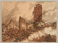 Unknown - Kanto Earthquake - Ruins of the Twelve Storied Building in Asakusa - artelino Art Auctions. Unknown - Kanto Earthquake - Ruins of the Twelve Storied Building in Asakusa