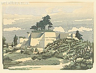 Tadahiro Hashiba 1894-1989 - One Hundred Famous Views of Kuwana - Fishing Nets - artelino Art Auctions. Tadahiro Hashiba 1894-1989 - One Hundred Famous Views of Kuwana - Fishing Nets