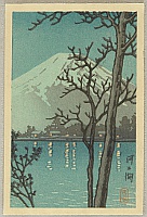 Hasui Kawase 1883-1957 - Mt. Fuji and Lake Kawaguchi - artelino Art Auctions. Hasui Kawase 1883-1957 - Mt. Fuji and Lake Kawaguchi
