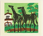 Shiro Takagi born 1934 - Horses - artelino Art Auctions. Shiro Takagi born 1934 - Horses