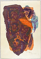 Rikio Takahashi 1917-1999 - Race Mexico - artelino Art Auctions. Rikio Takahashi 1917-1999 - Race Mexico