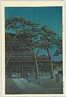 Hasui Kawase 1883-1957 - SengakuTemple - artelino Art Auctions. Hasui Kawase 1883-1957 - SengakuTemple