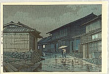 Hasui Kawase 1883-1957 - Selection of Views of the Tokaido - Nissaka - artelino Art Auctions. Hasui Kawase 1883-1957 - Selection of Views of the Tokaido - Nissaka