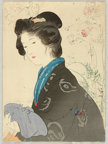 Kiyokata Kaburagi 1878-1973 - Cosmos - artelino Art Auctions. Kiyokata Kaburagi 1878-1973 - Cosmos