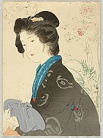 Kiyokata Kaburagi 1878-1973 - Cosmos - artelino Art Auctions. Kiyokata Kaburagi 1878-1973 - Cosmos