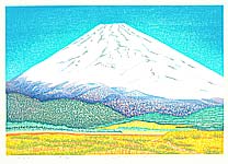 Yuji Watanabe born 1941 - White Mt. Fuji - artelino Art Auctions. Yuji Watanabe born 1941 - White Mt. Fuji