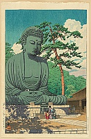 Hasui Kawase 1883-1957 - Kamakura - The Great Buddha - artelino Art Auctions. Hasui Kawase 1883-1957 - Kamakura - The Great Buddha