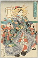 Kunisada Utagawa 1786-1865 - Beauty Kicho - artelino Art Auctions. Kunisada Utagawa 1786-1865 - Beauty Kicho
