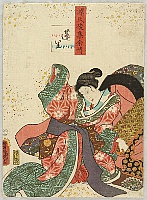 Kunisada Utagawa 1786-1865 - Genji Goshu Yojo - Chapter 15 - artelino Art Auctions. Kunisada Utagawa 1786-1865 - Genji Goshu Yojo - Chapter 15