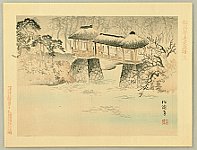 Shokei Yamada fl.ca. 1890s - Covered Bridge - artelino Art Auctions. Shokei Yamada fl.ca. 1890s - Covered Bridge