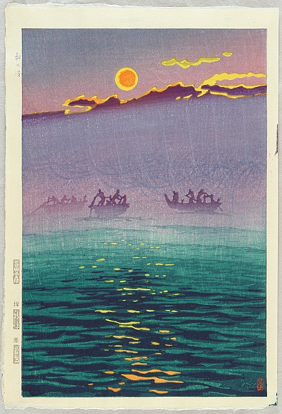 Shiro Kasamatsu 1898-1992 - Morning Waves - artelino Art Auctions. Shiro Kasamatsu 1898-1992 - Morning Waves