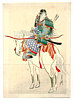 Gekko Ogata 1859-1920 - Tomoe, the Female Warrior (Kuchi-e) - artelino Art Auctions. Gekko Ogata 1859-1920 - Tomoe, the Female Warrior (Kuchi-e)