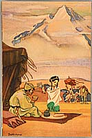 Cyrus Baldridge 1889-1975 - Nomad Princess - artelino Art Auctions. Cyrus Baldridge 1889-1975 - Nomad Princess