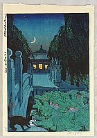 Paul Binnie born 1967 - Snow-Moon-Flower - Moon over Shinobazu - artelino Art Auctions. Paul Binnie born 1967 - Snow-Moon-Flower - Moon over Shinobazu