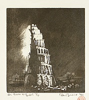 Paul Binnie born 1967 - The Tower of Babel - 2 - artelino Art Auctions. Paul Binnie born 1967 - The Tower of Babel - 2