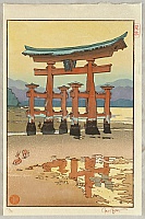 Paul Binnie born 1967 - Torii at Miyajima - artelino Art Auctions. Paul Binnie born 1967 - Torii at Miyajima