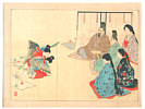 Eisen Tomioka 1864-1905 - Butterfly Dancers (Kuchi-e) - artelino Art Auctions. Eisen Tomioka 1864-1905 - Butterfly Dancers (Kuchi-e)