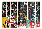 Hide Kawanishi 1894-1965 - American Circus - artelino Art Auctions. Hide Kawanishi 1894-1965 - American Circus