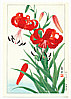 Hodo Nishimura active 1930s - Orange Tiger Lillies - artelino Art Auctions. Hodo Nishimura active 1930s - Orange Tiger Lillies