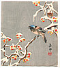 Biho Takahashi 1873-? - Bird on Snow Covered Berry Branch - artelino Art Auctions. Biho Takahashi 1873-? - Bird on Snow Covered Berry Branch