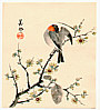 Biho Takahashi 1873-? - Bird on Branch - artelino Art Auctions. Biho Takahashi 1873-? - Bird on Branch