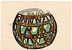 Sekka Kamisaka 1866-1942 - Basket - Momoyo Gusa - artelino Art Auctions. Sekka Kamisaka 1866-1942 - Basket - Momoyo Gusa