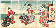 Chikanobu Toyohara 1838-1912 - Toy Horse - artelino Art Auctions. Chikanobu Toyohara 1838-1912 - Toy Horse