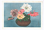 Taisui Inuzuka fl. 1920s - Dahlias (Muller Collection) - artelino Art Auctions. Taisui Inuzuka fl. 1920s - Dahlias (Muller Collection)