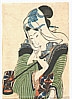 Eizan Kikugawa 1787-1867 - Bijin and Lantern (Vertical Diptych) - artelino Art Auctions. Eizan Kikugawa 1787-1867 - Bijin and Lantern (Vertical Diptych)