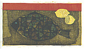 Goro Kumagai born 1932 - Fish and Lemon - artelino Art Auctions. Goro Kumagai born 1932 - Fish and Lemon