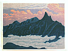 Masao Maeda 1904-1974 - Mountain and Clouds - artelino Art Auctions. Masao Maeda 1904-1974 - Mountain and Clouds