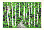 Fumio Fujita born 1933 - Forest Path (Limited Edition) - artelino Art Auctions. Fumio Fujita born 1933 - Forest Path (Limited Edition)