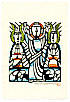 Sadao Watanabe 1913-1996 - Resurrection of Jesus - Story of the Bible - artelino Art Auctions. Sadao Watanabe 1913-1996 - Resurrection of Jesus - Story of the Bible