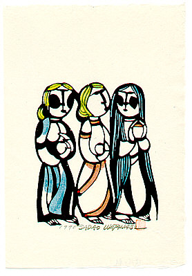 Sadao Watanabe 1913-1996 - Morning After the Resurrection - Story of the Bible - artelino Art Auctions. Sadao Watanabe 1913-1996 - Morning After the Resurrection - Story of the Bible