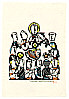 Sadao Watanabe 1913-1996 - Last Supper - Story of the Bible - artelino Art Auctions. Sadao Watanabe 1913-1996 - Last Supper - Story of the Bible