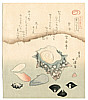 Hokkei Totoya 1780-1850 - Seashells (surimono) - artelino Art Auctions. Hokkei Totoya 1780-1850 - Seashells (surimono)