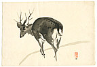 Gakusui Ide 1899-1992 - Stag (Muller Collection) - artelino Art Auctions. Gakusui Ide 1899-1992 - Stag (Muller Collection)