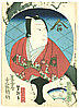 Yoshitaki Utagawa 1841-1899 - Kabuki Portrait in Round Fan - 3 - artelino Art Auctions. Yoshitaki Utagawa 1841-1899 - Kabuki Portrait in Round Fan - 3