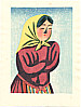 Senpan Maekawa 1888-1960 - Crossed Arms - Girls of the Field - artelino Art Auctions. Senpan Maekawa 1888-1960 - Crossed Arms - Girls of the Field