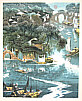 Lao Si born 1938 - Jade River Surrounding the Ancient Village - artelino Art Auctions. Lao Si born 1938 - Jade River Surrounding the Ancient Village