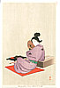 Shodo Yukawa 1868-? - Girl with a Fan - kinko fuzoku One Hundred Bijin - artelino Art Auctions. Shodo Yukawa 1868-? - Girl with a Fan - kinko fuzoku One Hundred Bijin