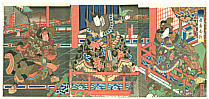 Yoshitaki Utagawa 1841-1899 - Heroes and Princess - Kokusenya Kassen - artelino Art Auctions. Yoshitaki Utagawa 1841-1899 - Heroes and Princess - Kokusenya Kassen