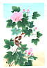 Shizuo Ashikaga fl.ca. 1950s - Sparrows and Hibiscus - artelino Art Auctions. Shizuo Ashikaga fl.ca. 1950s - Sparrows and Hibiscus