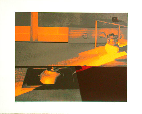 Yuichiro Kato born 1926 - Afternoon Light (extra large - limited edition) - artelino Art Auctions. Yuichiro Kato born 1926 - Afternoon Light (extra large - limited edition)