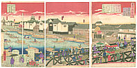 Hiroshige III Utagawa 1842-1894 - Nihonbashi Bridge - Tokyo Meisho - artelino Art Auctions. Hiroshige III Utagawa 1842-1894 - Nihonbashi Bridge - Tokyo Meisho