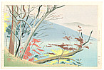 Sadanosuke Goto active in 1940s - Lake Chuzenji in Autumn - artelino Art Auctions. Sadanosuke Goto active in 1940s - Lake Chuzenji in Autumn