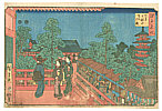 Hiroshige Ando 1797-1858 - Asakusa - Edo Meisho - artelino Art Auctions. Hiroshige Ando 1797-1858 - Asakusa - Edo Meisho